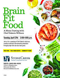 We Can T Wait To Join Our Fellow Foodies At The Upcoming Brain Fit Food Event Chef Dakota Will Be Creating A Colorful M Workout Food Holiday Eating Event Food