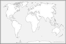 Empty World Map Printable Free Printable World Maps
