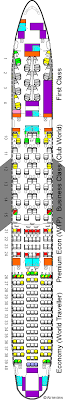 British Airways 777 Seat Plan 12f Version British