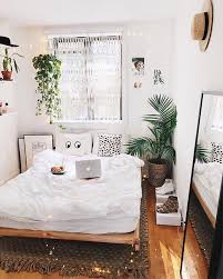 Macrame Curtain Over The Window In Simple White Bedroom With Plants By Viktoria Aesthetic Bedroom Retro Bedrooms Bedroom Plants