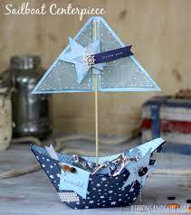 Nautical Sailboat Centerpiece