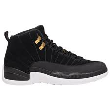 Jordan 12 Black Red White Jordan Retro 12 Casual Basketball Shoes Black White Taxi Varsity Red Black And Gold Jordans Jordan Shoes Girls Trendy Shoes