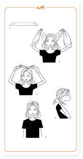Hermes Scarf Turban I Need To Try This With One Of My Thin Scarfs Scarf Hairstyles Thin Scarf Diy Hairstyles