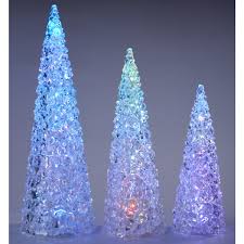 Published prices are for members & online subscribers only. Set Of 3 Colour Changing Acrylic Ice Cube Christmas Trees With Led Lights Costco Uk