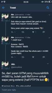 Ia mampu menawarkan lebih kurang 515 program dari peringkat asasi hingga peringkat pascasarjana. Uitm Confession On Twitter Yuran Untuk Sape Yang Extend Repeat Paper