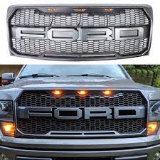Ford truck enthusiasts site navigation. 2009 2014 F 150 Raptor Style Led Grill Kit With F R Letters Truckstuffshop