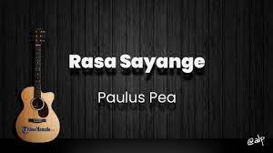 Chord Rasa Sayange Paulus Pea Kunci Gitar Dasar Dari C Lirik Lagu Daerah Maluku Kalau Ada Sumur Tribunmanado Co Id