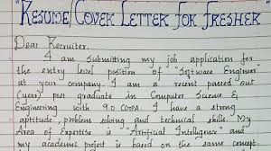 You can ask our writers for application letter for nursery teacher job for fresher any additional requirements and they will make sure your paper looks the way it should. Resume Cover Letter For Fresher Youtube