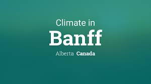 climate weather averages in banff alberta canada