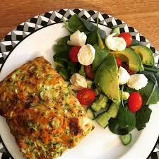 Zucchini Slice Salad F52grams Dinner Healthy Nutrition Zucchini Salad Dietitian By Kaseybateup Dinner Healthy Zucchini Slice