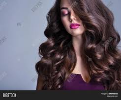 Light brown curly hair might sound scary at first, but give it a try and you won't be disappointed. Fashion Model Wavy Image Photo Free Trial Bigstock