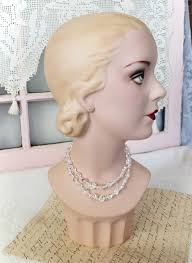 Lovely 2 Strand Multi Faceted Glass Bead Aurora Borealis Choker Necklace