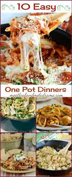 10 Quick And Easy One Pot Dinners Recipes One Pot Dinners Easy Dinner Recipes