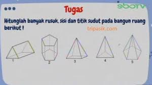 Mari simak bangun ruang balok di bawah agar kita dapat menerapkan konsep menentukan titik dengan garis pada dimensi tiga. Soal Dan Jawaban Sd Kelas 2 Sbo Tv Rabu 25 November 2020 Hitunglah Rusuk Sisi Dan Titik Sudut Surya