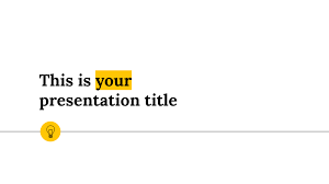 Just press one button and get the necessary element! Clean Minimal Free Powerpoint Template Google Slides Theme
