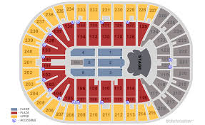 9 General Admission Floor Plan 1st Bank Center Seating