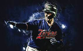Handpicked mlb images and backgrounds. Download Wallpapers Mitch Garver Minnesota Twins Portrait Mlb American Baseball Player Blue Stone Background Baseball Major League Baseball For Desktop Free Pictures For Desktop Free