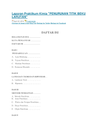 Memasukkan 10 ml hcl 2 m ke dalam gelas kimia dan meletakkan gelas kimia tersebut di atas tanda silang. Doc Laporan Praktikum Kimia Penurunan Titik Beku Larutan Daftar Isi Inas Nur Isfani Academia Edu