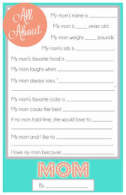 Unlike memorial day, which is the day for honoring those who passed away while serving in the milit. Mother S Day Questionnaire A Free Printable For The Kids Mother S Day Printables Cupcake Diaries Mom Day