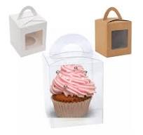 Set of 12 Cupcake boxes, Clear plastic boxes for cupcakes, special cupcake  boxes