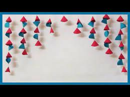 Check spelling or type a new query. Easy Simple Paper Wall Hanging How To Decor Wall Craft Ideas For Home Room Decoration Youtube