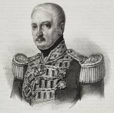 Antonio de Padua María Severino López de Santa Anna y Pérez de Lebró, from  'The History of Our Country', Published 1905 (engraving)