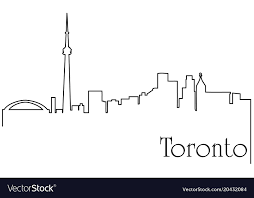 Black And White Toronto Skyline Drawing Toronto Skyline Line Drawing Outline Google Search In 2020 Line Drawing City Drawing Toronto City