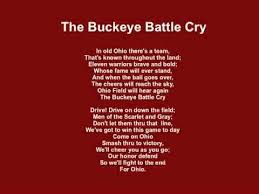 Buckeye Battle Cry Ohio State Buckeye Nation Ohio
