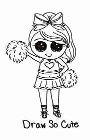 Hi cuties, get your free coloring pages of my draw so cute characters here. Draw So Cute Christmas Girl Coloring Pages Novocom Top