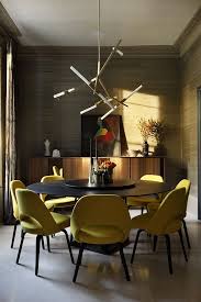 10 Round Dining Tables To Create A Cozy And Modern Decor Mid Century Dining Room Dining Room Chandelier Dining Room Contemporary