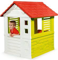 Kids' playrooms really can be magical places in which your little ones can learn, play and grow. Smoby Nature Home Children S Garden Playhouse 810704