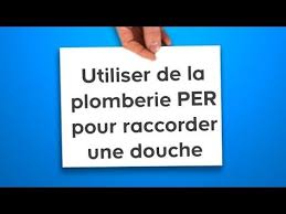 Utiliser De La Plomberie Per Pour Raccorder Une Douche Castorama Plomberie Per Plomberie Douche