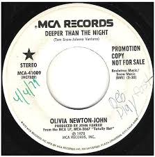 Newton John Olivia Deeper Than The Night Mca 41009 Single 7 Vinyl April 1979 Promo Mca Promo Items Vinyl