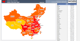 China Geographic Heat Map Generator