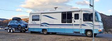 Thats really the only way to do it withouth hurting the tranny. Three Ways To Tow A Car Behind Your Rv Outdoorsy Com