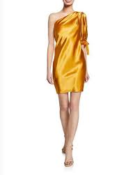 Aidan By Aidan Mattox One Shoulder Liquid Satin Cocktail Dress Satin Cocktail Dress Designer Cocktail Dress Cocktail Evening Dresses