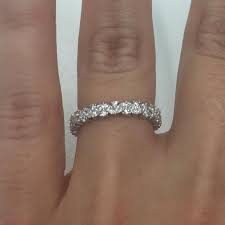 Marquise And Round Diamond Laurel Eternity Ring Diamond Wedding Bands Wedding Rings Vintage Wedding Rings Simple