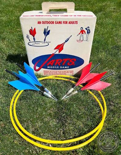 Summer's here.. time to break out the Lawn Jarts!
