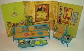 Vintage Barbie Go Together Furniture W Backdrop Rare Barbie Diorama Barbie Playsets Vintage Barbie Clothes