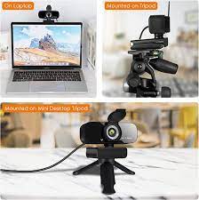 Amazon.com: Webcam 1080p HD Computer Camera-in Microphone and Rotatable  Tripod, Privacy Cover, 1080P Video, Wide Angle Camera, for Desktop PC or  Laptop Computer, Great for Video Conferencing, Live Streaming : Electronics