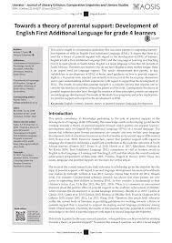 Jessup, the founder of pep, partnered with family therapist emory luce baldwin to write this comprehensive parenting guide for moms and dads. Pdf Towards A Theory Of Parental Support Development Of English First Additional Language For Grade 4 Learners