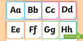 Subscribe to the free printable newsletter. Alphabet Flash Cards