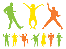Happy People Silhouettes Vector Art & Graphics | freevector.com