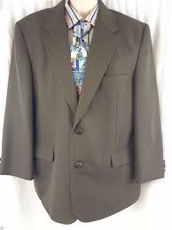 Haband Executive Division Sport Coat 42s Polyester Vented 2