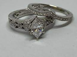 Neil Lane Marquise Wedding Set Engagement Ring Wedding Band Vintage Filig Engagement Rings Wedding Bands Set Diamond Wedding Bands Engagement Wedding Ring Sets