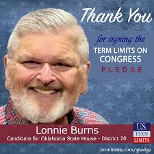 Lonnie Burns Pledges to Support Congressional Term Limits