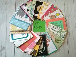 Thank you cards & envelopes birthday wedding craft bulk card 16 pack. 20 Greeting Cards Mixed Cards Blank Greeting Cards With Etsy Congratulations Card Blank Greeting Cards Greeting Card Craft
