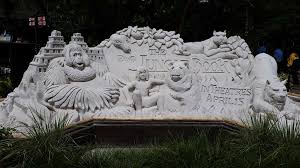 The jungle book is a 1967 american animated musical comedy film produced by walt disney productions. Sand Sculpture Promotes Disney S The Jungle Book At Disney S Animal Kingdom The Disney Blog