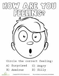 Emotions 7 Worksheet Education Com How Are You Feeling Emotions Activities Managing Emotions