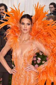 Jenner arrived at the famed steps of anna wintour's annual bash, which. Kendall Jenner In Atelier Versace In 2021 Kendall Jenner Met Met Gala Iconic Dresses